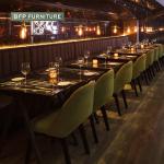 BFP Furniture Restaurant Project Furniture Bar Set Dining Table Chair Bar Stool Booth Sofa Furniture Set