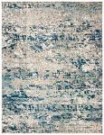 SAFAVIEH Madison Collection Area Rug - 6' x 9', Grey & Blue, Modern Abstract Design, Non-Shedding & Easy Care, Ideal for High Traffic Areas in Living Room, Bedroom (MAD460K)