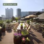 BFP Furniture Restaurant Project Furniture Bar Set Dining Table Chair Bar Stool Booth Sofa Furniture Set