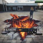 Professional Environmentally Friendly Inkjet Wall Art Printer for Home Decor New Condition for Flex Material Painting