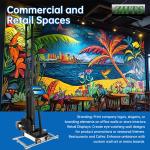 Professional Environmentally Friendly Inkjet Wall Art Printer for Home Decor New Condition for Flex Material Painting