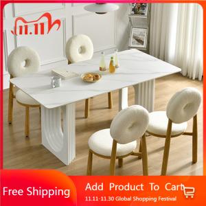 Dinner Service Dining Table Set 4 Chair Dressing Dressing Side Table Coffee Multifunctional Files Juegos De Comedor Tables