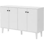 "Sideboard Buffet Cabinet for Kitchen/Living Room with 4 Doors, Storage & Console Table"