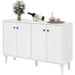 "Sideboard Buffet Cabinet for Kitchen/Living Room with 4 Doors, Storage & Console Table"