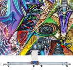 High definition Vertical 3D uv Painting art vertical mural wall inkjet printer machine with tx800 head direct to wall