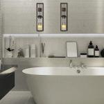 Shelving Solution Wall Sconce Candle Holder Metal Wall Decorations for Living Room, Bathroom, Dining Room, Set of 2