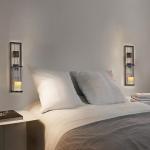 Shelving Solution Wall Sconce Candle Holder Metal Wall Decorations for Living Room, Bathroom, Dining Room, Set of 2