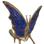 Luxury stainless steel butterfly chair, living room armrest creative art queen single leisure chair, wedding party sofa chair