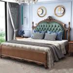 Legs Elegant Large Double Bed Bedside Table Decor Loft Bedroom Double Bed Frames Headboards Camas De Dormitorio Furniture Home