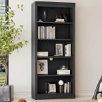 Shelving for Books Wood Storage Wardrobe High Buffet Living Room Furniture for Entrance Hall Wooden Chest of Drawers Black Home