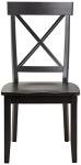 Homestyles Blair Black Dining Chairs, Set of 2