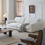 Lazy White Living Room Sofas Armchair Cute Replica Cloud Designer Lounge Living Room Sofas Mid Century Muebles Trendy Furniture