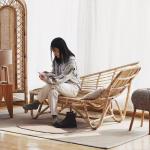 Nordic Rattan Lounge Recliner Living Room Lazy Comfortable Leisure Chairs Sofa Chaise Adult Bedroom Sillon Furniture Home