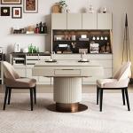 Coffee Tables Stainless Steel Table Marble Ceramic Dining Round Dinning Bar Stool Furniture Luxury Wooden Extended Mahjong Table