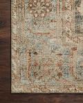 Loloi Margot Collection MAT-03 Ocean/Spice 5'-0" x 7'-6" Area Rug feat. CloudPile, No-Shed Easy Clean Large Patterned Area Rug for Living Room, Bedroom, Dining Area