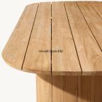 Outdoor tables and chairs rain and sun protection retractable solid wood dining table courtyard garden teak villa open-air