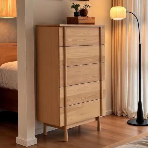 Medieval solid wood living room storage cabinet bedroom household bedside table locker