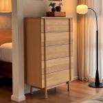 Medieval solid wood living room storage cabinet bedroom household bedside table locker