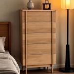 Medieval solid wood living room storage cabinet bedroom household bedside table locker