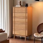 Medieval solid wood living room storage cabinet bedroom household bedside table locker