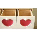 Layer 9 chest, girl heart bedroom large bedside table Internet celebrity locker solid wood porch cabinet