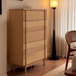 Medieval solid wood living room storage cabinet bedroom household bedside table locker