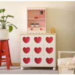 Layer 9 chest, girl heart bedroom large bedside table Internet celebrity locker solid wood porch cabinet