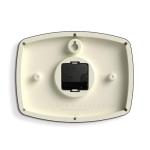 JONES CLOCKS® Movie Wall Clock | Rectangular Retro Clock | 10 inch | Orange | Cool mid-Century Designer Look for Kitchen, Living Room or Office