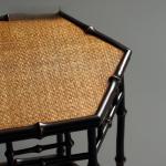 Hexagonal edge bamboo furniture coffee table living room household tea room