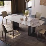 Stainless Steel Italian Table Party Event Metal Center Kitchen Dining Tables Chairs Set Restaurant Esstisch Home Furniture