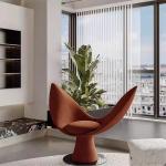 Designer Art Decor Living Room Chairs Adult Simple White Modern Living Room Chairs Comfy Nordic Sedie Sala Da Pranzo Furniture