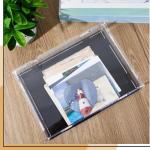 Suzile 2 Pcs Book Display Case 10.5 x 7.5 x 2 Inch Clear Acrylic Box Book Protector Case with Black Base for Display Action Figures Home Storage and Organizing Toys Collectibles