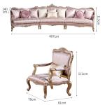 Cushion Lounge Sofa Comfortable Luxury Romantic Designer Sofa Living Room Elegant Muebles Para Habitacion Home Accessories