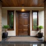 EBOOT 4 x 6 ft Woven Area Rug Tan Neutral Mat Cotton Modern Indoor Entryway Accent Rug Floor Carpet with Tassel for Living Nursery Dining Room Bedside Office Patio Decor