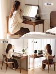 North American black walnut solid wood dresser dressing table Nordic modern simple bedroom dressing table bedside storage table