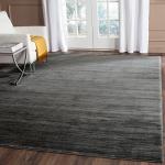 SAFAVIEH Vision Collection Area Rug - 6' x 9', Aqua, Modern Ombre Tonal Chic Design, Non-Shedding & Easy Care, Ideal for High Traffic Areas in Living Room, Bedroom (VSN606B)