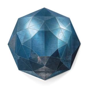 Modern Luxury Wooden Wine Cabinet Diamond Design Wall Mounted Expandable Storage Luxury Art Villa Dining Living Home Furniture