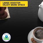 Nightstands Set of 2 with Drawers, Bedside Table Set of 2 with Storage Shelf, Heavy Duty End Side Table for Living Room Bedroom Small Space Sofa Couch, Wood Metal Night Stand, Easy to Assemble, Black