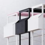 Pamray 32 Inch Computer Desk for Small Spaces with Storage Bag, Home Office Work Desk with Headphone Hook, Small Office Desk Study Writing Table