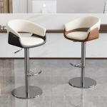 Modern Stainless Steel Bar Chairs Swivel Adjustable Height Bedrooms Fashion Bar Stools Apartment Relax Sillas De Bar Furniture