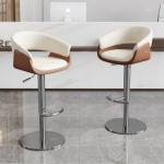Modern Stainless Steel Bar Chairs Swivel Adjustable Height Bedrooms Fashion Bar Stools Apartment Relax Sillas De Bar Furniture