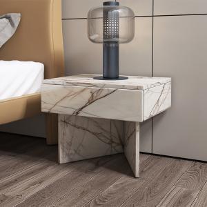 Bedroom furniture Luxury marble bedside table