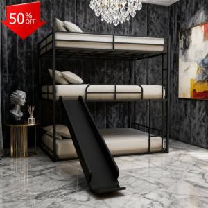 High Bed Frame King Size Convertible Sofa Lit Mezzanine Living Room Individual Bunk Beds Adults Bedroom Cabinet Boneless Couch