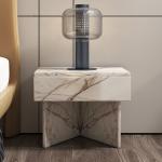 Bedroom furniture Luxury marble bedside table