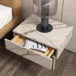 Bedroom furniture Luxury marble bedside table