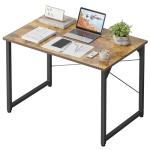 CubiCubi Computer Desk, 32 inch Small Home Office Desk for Small Spaces, Modern Simple Style for Home, Office, Study, Writing, Deep Brown
