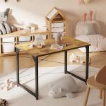 CubiCubi Computer Desk, 32 inch Small Home Office Desk for Small Spaces, Modern Simple Style for Home, Office, Study, Writing, Deep Brown