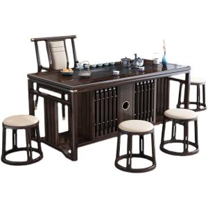New Chinese solid wood tea table and chair combination coffee  set integrated coffee table living room home tea table
