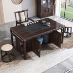 New Chinese solid wood tea table and chair combination coffee  set integrated coffee table living room home tea table