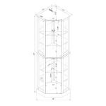 Cabinet Living Room Showcase Cabinet Furniture Buffet Cabinets Storage Home Furniture Liquidation Crack Shelves Display Cabniet